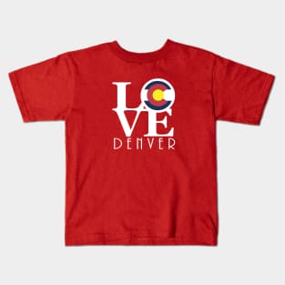 LOVE Denver Colorado Kids T-Shirt